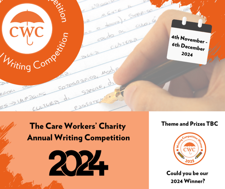 Writing Competition 2024 The Care Workers Charity